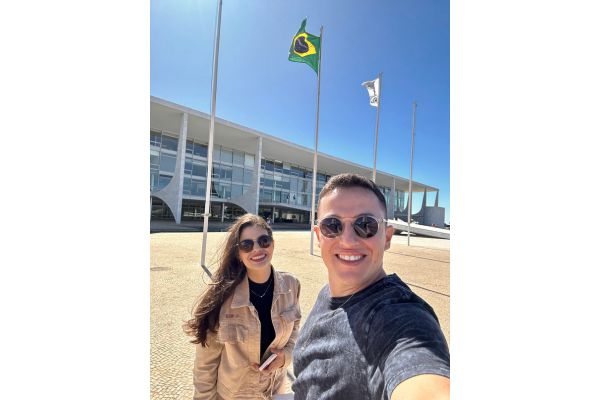 Palácio do Planalto na Praça dos Três Poderes em Brasília, sede do Governo Federal
