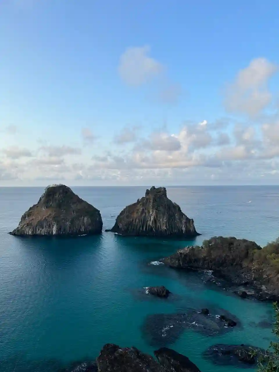 Vista do Morro Dois Irmãos em Fernando de Noronha